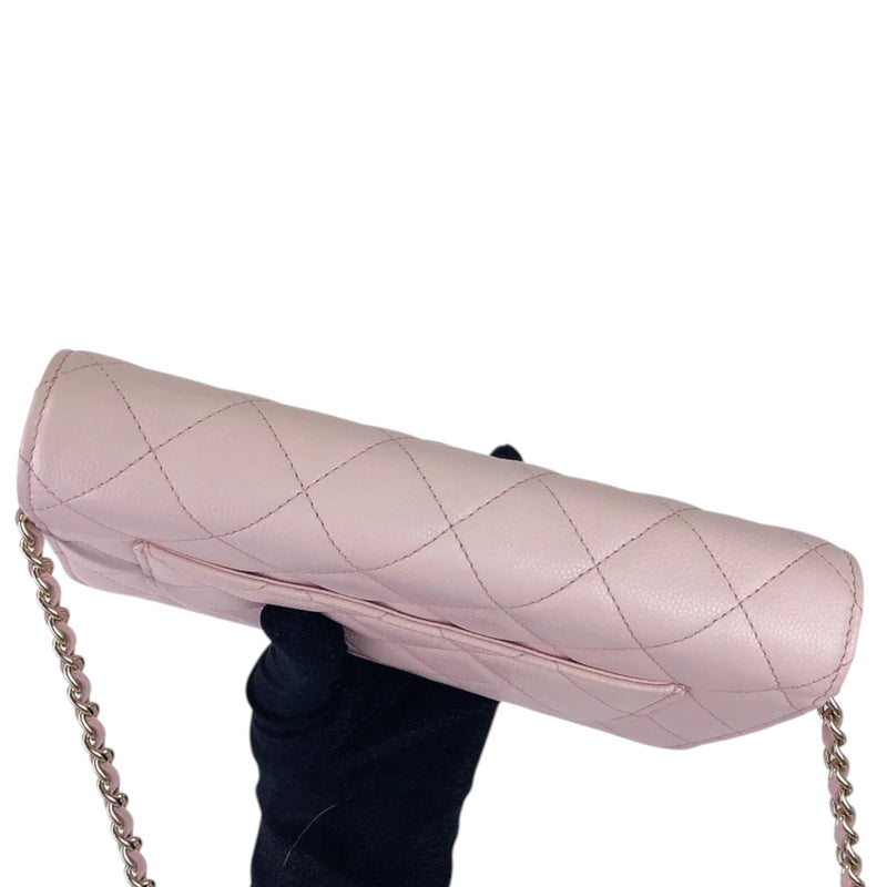 Coco Candy Wallet On Chain Caviar Sakura Pink GHW