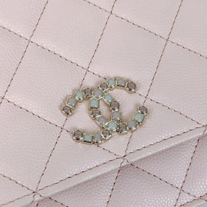 Coco Candy Wallet On Chain Caviar Sakura Pink GHW