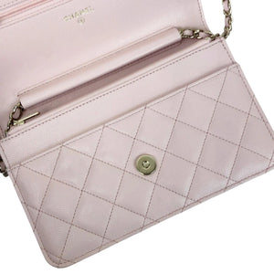 Coco Candy Wallet On Chain Caviar Sakura Pink GHW