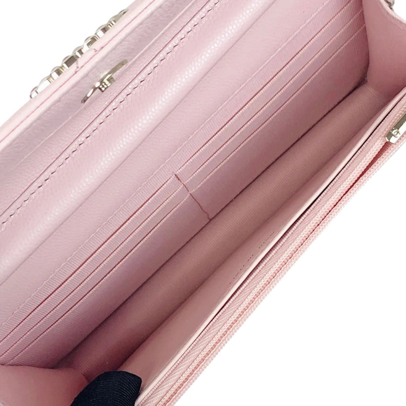 Coco Candy Wallet On Chain Caviar Sakura Pink GHW