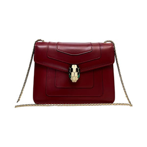 Serpenti Forever Crossbody Calfskin Ruby Red GHW