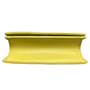 Diorama Flap Medium Calfskin Yellow SHW