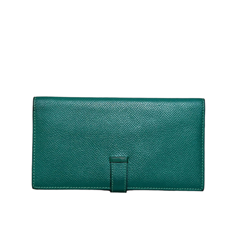 Bearn Gusset Wallet Epsom Green PHW