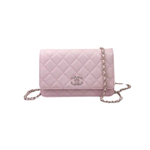 Coco Candy Wallet On Chain Caviar Sakura Pink GHW