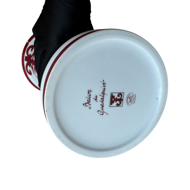 Balcon du Guadalquivir Vase Red and White