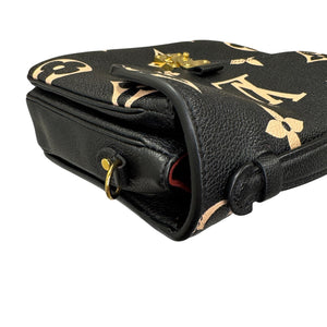 Giant Pochette Metis Empreinte Monogram Black Beige GHW