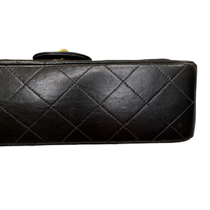 Classic Vintage Double Flap Small Lambskin Black GHW