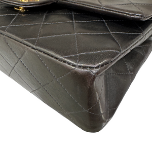 Classic Vintage Double Flap Small Lambskin Black GHW