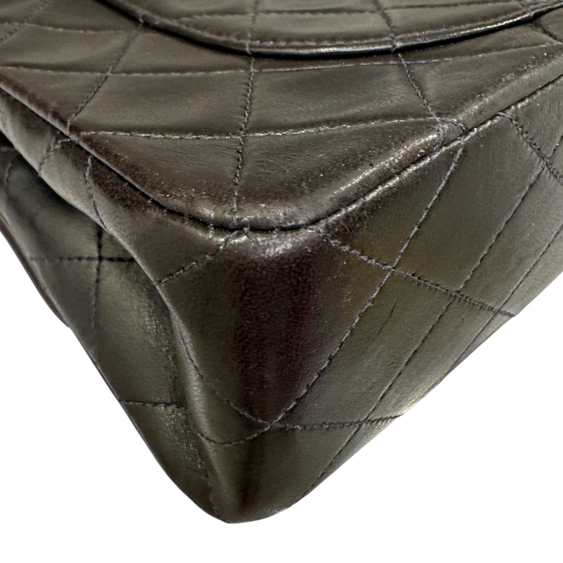 Classic Vintage Double Flap Small Lambskin Black GHW