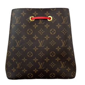 Neonoe MM Monogram Coquelicot Red GHW