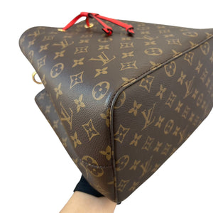 Neonoe MM Monogram Coquelicot Red GHW
