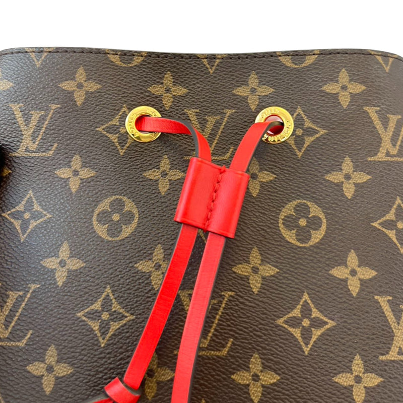 Neonoe MM Monogram Coquelicot Red GHW