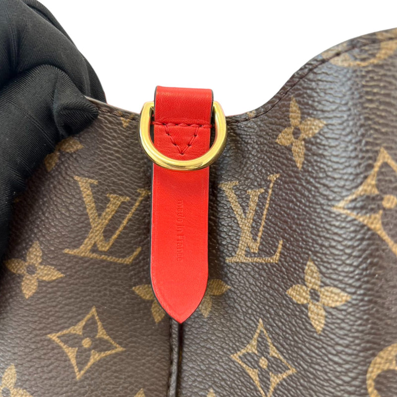 Neonoe MM Monogram Coquelicot Red GHW