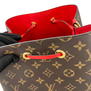 Neonoe MM Monogram Coquelicot Red GHW