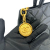 Medallion Tote Caviar Quilted Black GHW