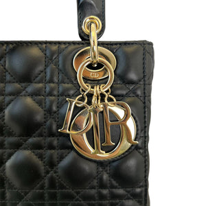 My ABCDior Lady Dior Small Lambskin Black GHW