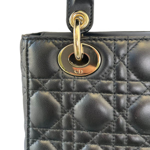 My ABCDior Lady Dior Small Lambskin Black GHW