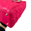 Medium Lady Dior Lambskin Cannage Pink GHW