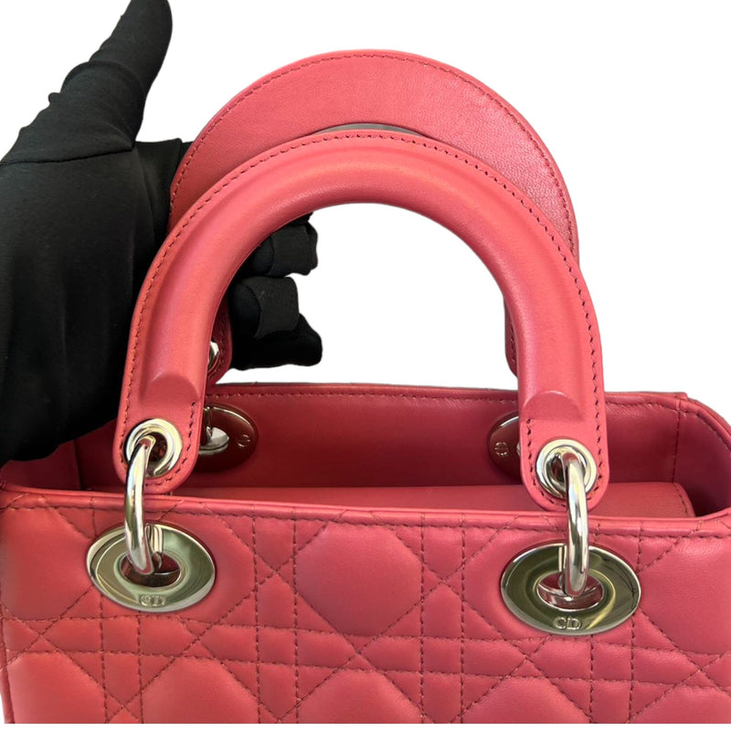 My ABCDior Lady Dior Small Lambskin Pink LGHW