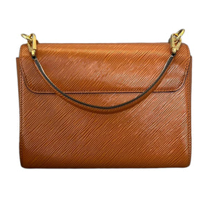 Twist MM Shoulder Bag Epi Caramel Brown GHW