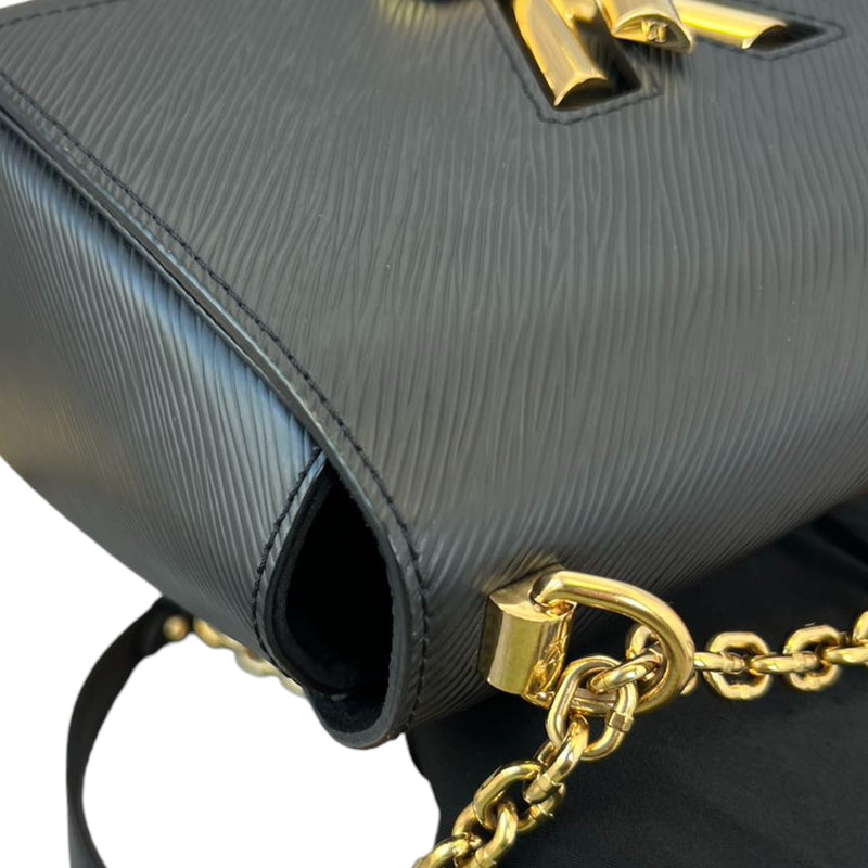 Twist MM Shoulder Bag Epi Black GHW