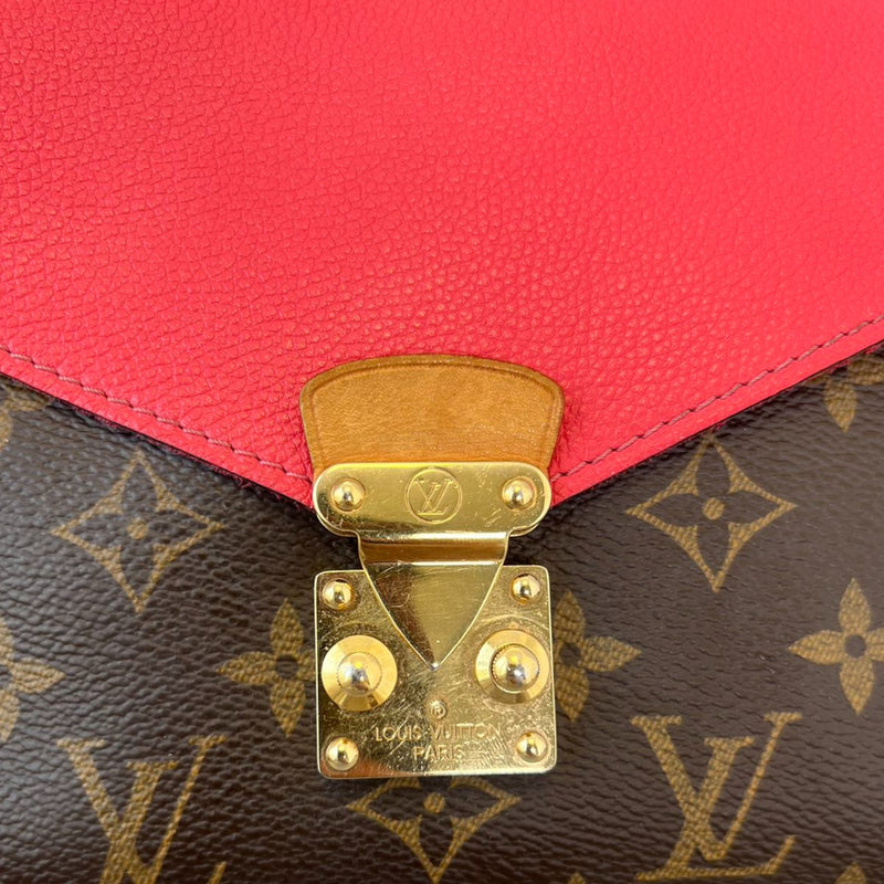 Pallas Chain Flap Monogram Red GHW