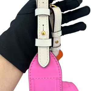 Twist MM Shoulder Epi White Pink GHW