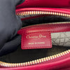 Lady Dior Medium Lambskin Cannage Red GHW