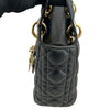 My ABCDior Lady Dior Small Lambskin Quilted Black GHW