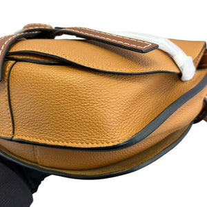 Small Gate Crossbody Calfskin Brown GHW