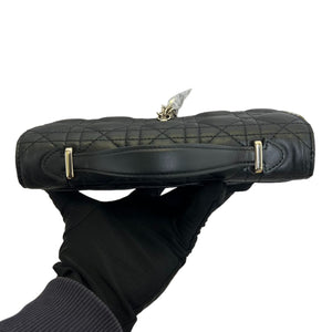 Miss Dior Mini Lambskin Cannage Black GHW
