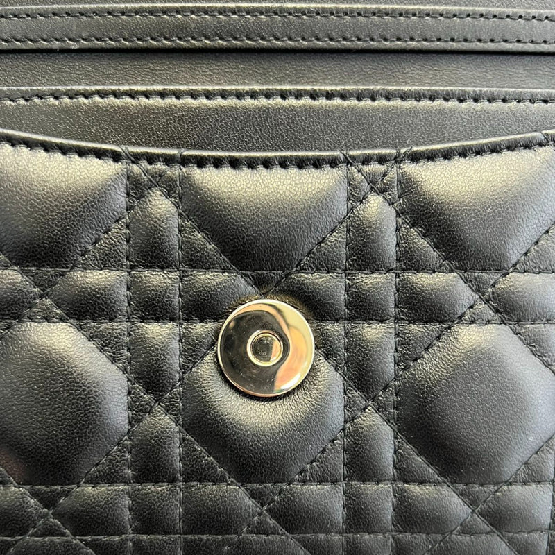 Miss Dior Mini Lambskin Cannage Black GHW