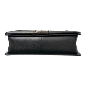 Boy Flap New Medium Lambskin Quilted Black RHW