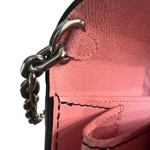 Twist Chain Wallet Chain Flower Print Epi Pink SHW