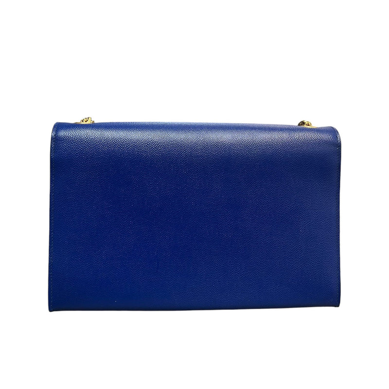 Kate Satchel Medium Grain De Poudre Blue GHW