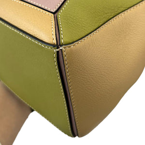 Small Puzzle Bag Calfskin Tricolor SHW