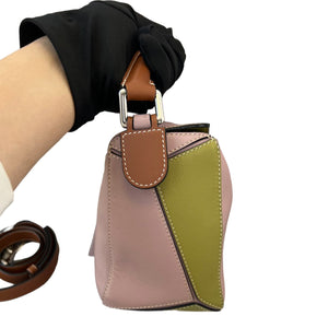 Small Puzzle Bag Calfskin Tricolor SHW