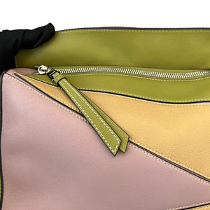 Small Puzzle Bag Calfskin Tricolor SHW