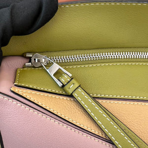 Small Puzzle Bag Calfskin Tricolor SHW