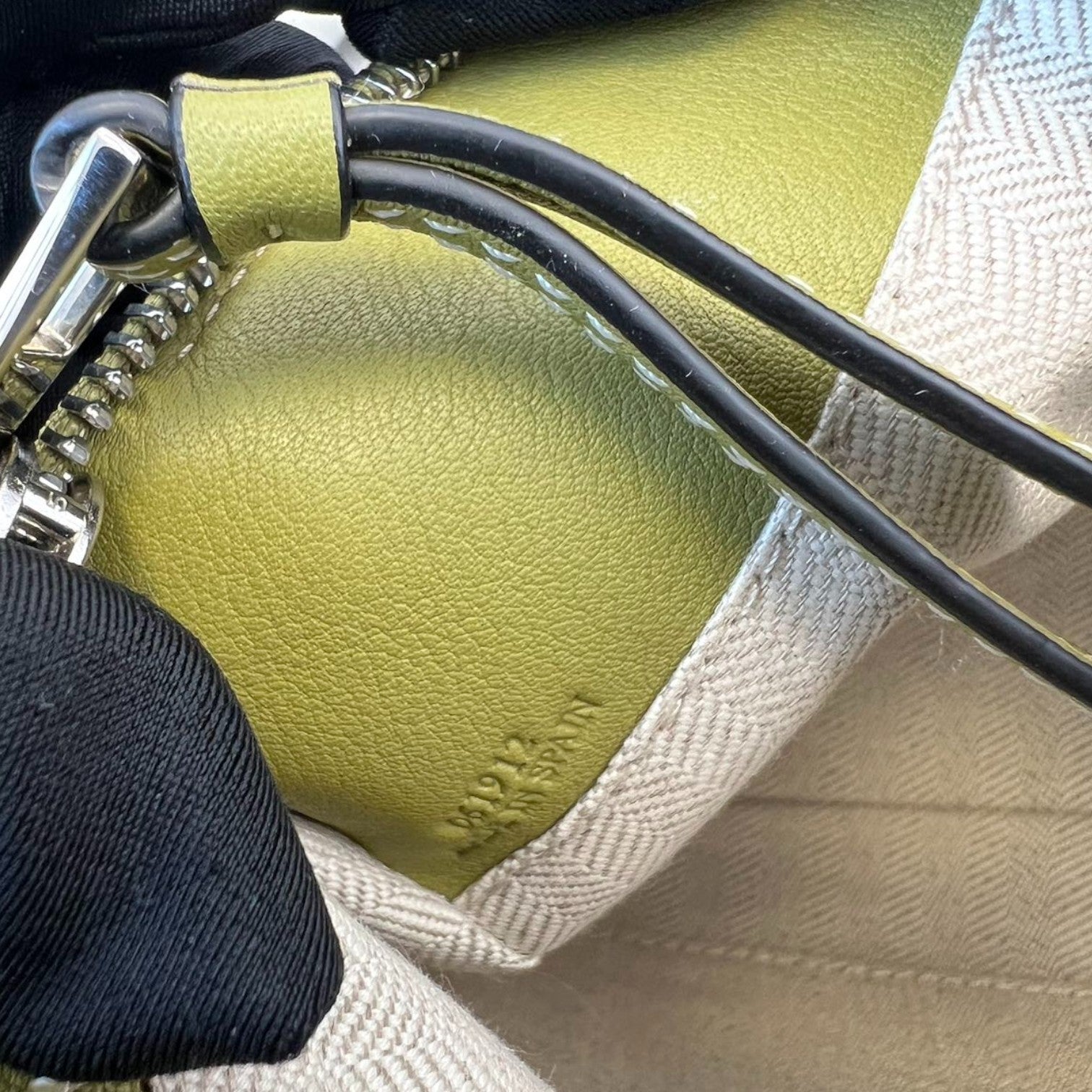 Loewe Small Puzzle Bag Calfskin Tricolor SHW Bag Religion