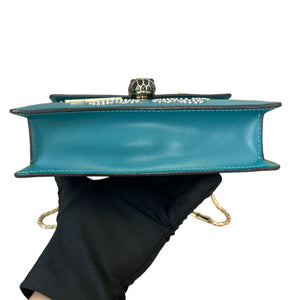 Serpenti Forever Shoulder Calfskin Embellished Teal GHW