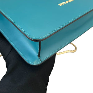 Serpenti Forever Shoulder Calfskin Embellished Teal GHW