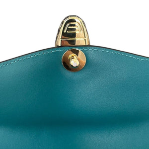 Serpenti Forever Shoulder Calfskin Embellished Teal GHW