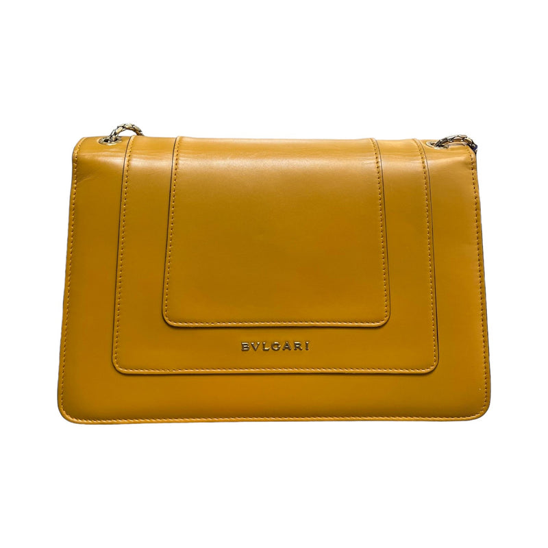 Serpenti Forever Medium Calfskin Yellow GHW