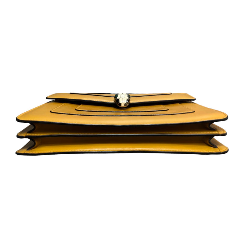 Serpenti Forever Medium Calfskin Yellow GHW