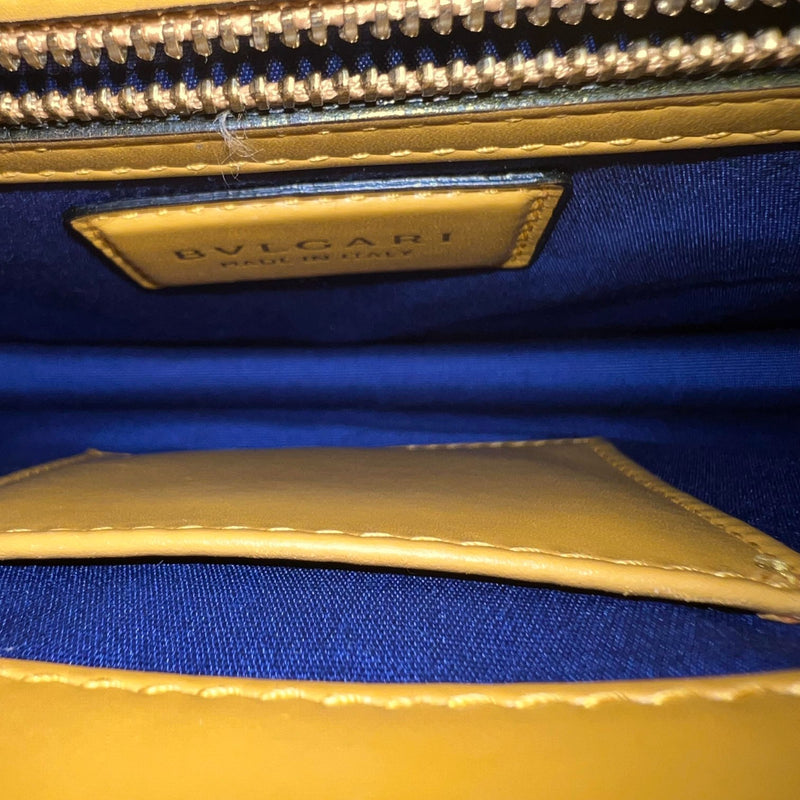 Serpenti Forever Medium Calfskin Yellow GHW