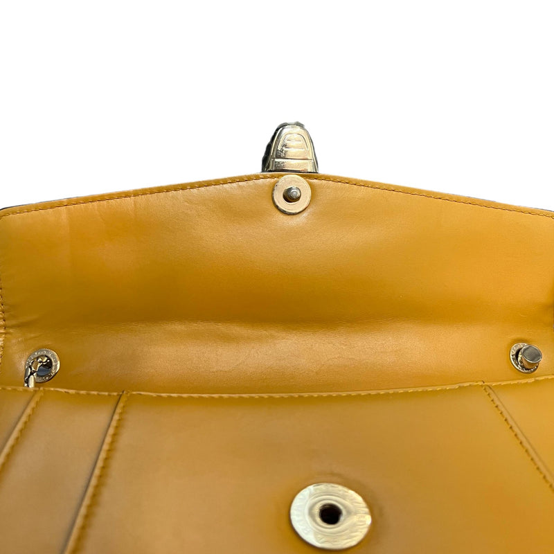 Serpenti Forever Medium Calfskin Yellow GHW