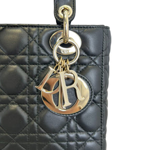 My ABCDior Lady Dior Lambskin Cannage Black GHW