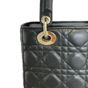 My ABCDior Lady Dior Lambskin Cannage Black GHW