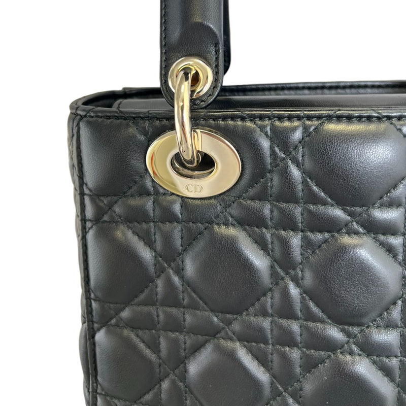 My ABCDior Lady Dior Lambskin Cannage Black GHW